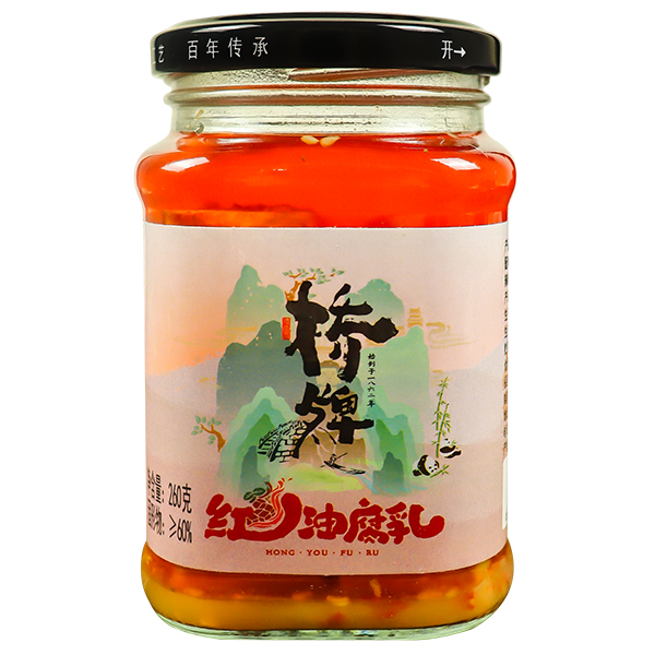 橋牌紅油腐乳260克
