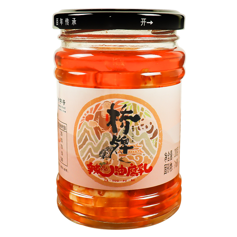 橋牌辣油腐乳200g